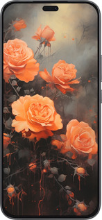 Силиконовый чехол Оранжевые розы для Huawei Honor 400 Lite 5G - 5944u-3993 изображение 