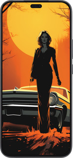 Силиконовый чехол Чехол для телефона Девушка возле автомобиля для Huawei Honor 400 Lite 5G - 5946u-3993 изображение 