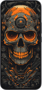 Силиконовый чехол Череп для Huawei Honor 400 Lite 5G - 5952u-3993 изображение 