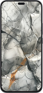 Силиконовый чехол Серый мрамор для Huawei Honor 400 Lite 5G - 6041u-3993 изображение 