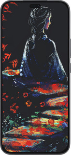 Силиконовый чехол Мечтательная девушка для Huawei Honor 400 Lite 5G - 6042u-3993 изображение 