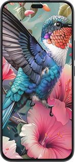 Силиконовый чехол Сказочная колибри для Huawei Honor 400 Lite 5G - 6051u-3993 изображение 