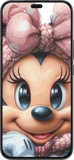 Силиконовый чехол Минни Маус с бантиком для Huawei Honor 400 Lite 5G - 6055u-3993 изображение 