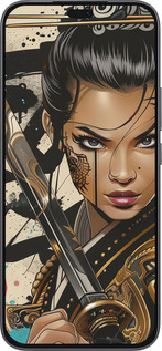 Силиконовый чехол Воительница ветров для Huawei Honor 400 Lite 5G - 6077u-3993 изображение 