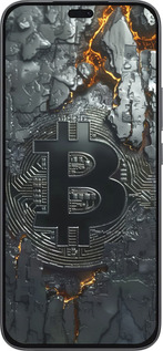 Силиконовый чехол Раскаленный биткойн для Huawei Honor 400 Lite 5G - 6091u-3993 изображение 