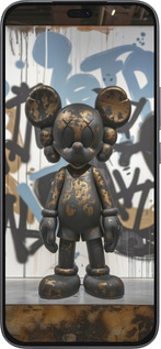 Силиконовый чехол Bronze kaws v2 для Huawei Honor 400 Lite 5G - 6098u-3993 изображение 