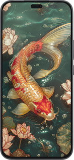 Силиконовый чехол Мелодия Лотоса для Huawei Honor 400 Lite 5G - 6106u-3993 изображение 