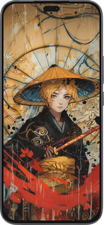 Силиконовый чехол Самурайская отвага для Huawei Honor 400 Lite 5G - 6115u-3993 изображение 