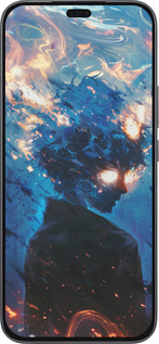 Силиконовый чехол Сатору Годжо для Huawei Honor 400 Lite 5G - 6129u-3993 изображение 