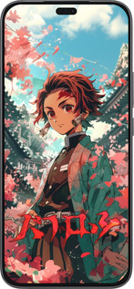 Силиконовый чехол Tanjiro Kamado для Huawei Honor 400 Lite 5G - 6132u-3993 изображение 
