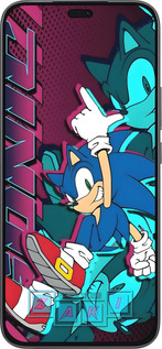 Силиконовый чехол Соник для Huawei Honor 400 Lite 5G - 6284u-3993 изображение 