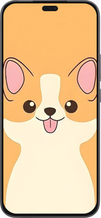 Силиконовый чехол Милый пес для Huawei Honor 400 Lite 5G - 6296u-3993 изображение 