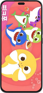 Силиконовый чехол Бейби Шаркс для Huawei Honor 400 Lite 5G - 6305u-3993 изображение 