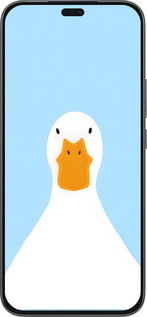 Силиконовый чехол Гусь для Huawei Honor 400 Lite 5G - 6350u-3993 изображение 