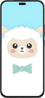 Силиконовый чехол Милый барашек для Huawei Honor 400 Lite 5G - 6355u-3993 изображение 