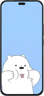 Силиконовый чехол Милый мишка для Huawei Honor 400 Lite 5G - 6357u-3993 изображение 