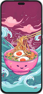 Силиконовый чехол Рамен для Huawei Honor 400 Lite 5G - 6360u-3993 изображение 