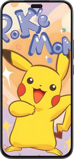 Силиконовый чехол Пикачу для Huawei Honor 400 Lite 5G - 6383u-3993 изображение 