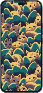 Силиконовый чехол С изображением кошек для Huawei Honor 400 Lite 5G - 6429u-3993 изображение 