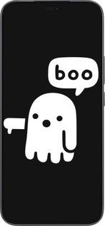 Силиконовый чехол Призрак Неодобрения для Huawei Honor 400 Lite 5G - 6431u-3993 изображение 