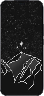 Силиконовый чехол Минималистический горный пейзаж для Huawei Honor 400 Lite 5G - 6438u-3993 изображение 