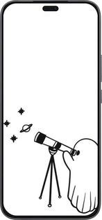 Силиконовый чехол Привидение астроном для Huawei Honor 400 Lite 5G - 6444u-3993 изображение 