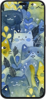 Силиконовый чехол С изображением кошачьего леса для Huawei Honor 400 Lite 5G - 6447u-3993 изображение 