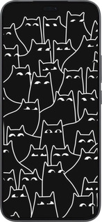 Силиконовый чехол С изображением кошек для Huawei Honor 400 Lite 5G - 6470u-3993 изображение 