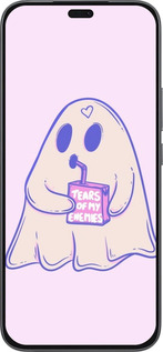 Силиконовый чехол Милый призрак для Huawei Honor 400 Lite 5G - 6507u-3993 изображение 