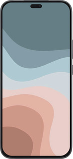 Силиконовый чехол С синими и розовыми волнами в стиле ретро для Huawei Honor 400 Lite 5G - 6532u-3993 изображение 