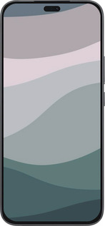 Силіконовий чехол З фіолетовим та бірюзовим ретро-стилем та хвилями для Huawei Honor 400 Lite 5G - 6533u-3993 изображение 