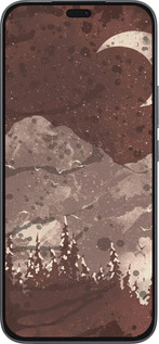 Силіконовий чехол із зображенням місячного пейзажу у нічному лісі для Huawei Honor 400 Lite 5G - 6546u-3993 изображение 