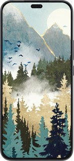 Силиконовый чехол С изображением лесного пейзажа для Huawei Honor 400 Lite 5G - 6548u-3993 изображение 