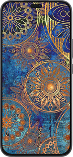 Силіконовий чехол Золотий візерунок для Huawei Honor 400 Lite 5G - 678u-3993 изображение 