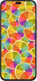 Силиконовый чехол Разноцветные дольки лимона для Huawei Honor 400 Lite 5G - 861u-3993 изображение 