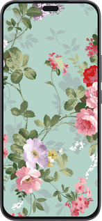 Силиконовый чехол Цветочные обои 2 для Huawei Honor 400 Lite 5G - 862u-3993 изображение 