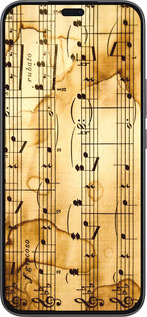 Силиконовый чехол Ноты для Huawei Honor 400 Lite 5G - 905u-3993 изображение 