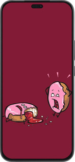 Силиконовый чехол Печенье для Huawei Honor 400 Lite 5G - 911u-3993 изображение 