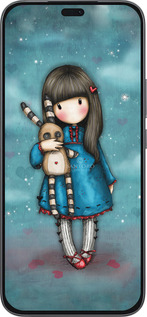 Силиконовый чехол Девочка с зайчиком для Huawei Honor 400 Lite 5G - 915u-3993 изображение 