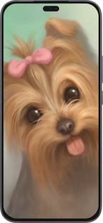 Силиконовый чехол Нарисованный йоркширский терьер для Huawei Honor 400 Lite 5G - 928u-3993 изображение 