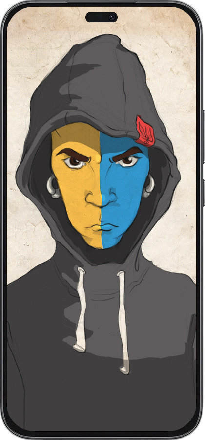 Силиконовый чехол Злой подросток для Huawei Honor 400 Lite 5G - 1053u-3993 изображение 