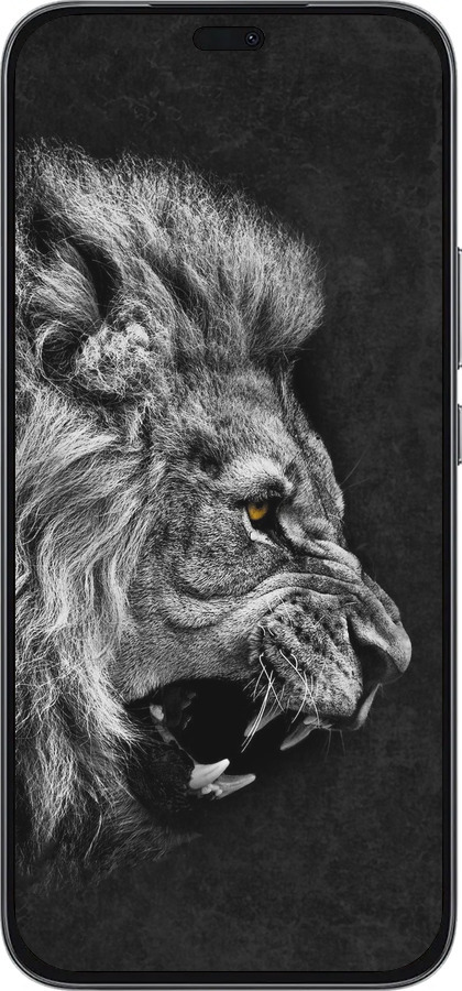 Силиконовый чехол Лев для Huawei Honor 400 Lite 5G - 1080u-3993 изображение 