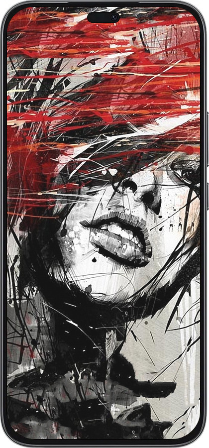 Силиконовый чехол Лицо девушки для Huawei Honor 400 Lite 5G - 1162u-3993 изображение 