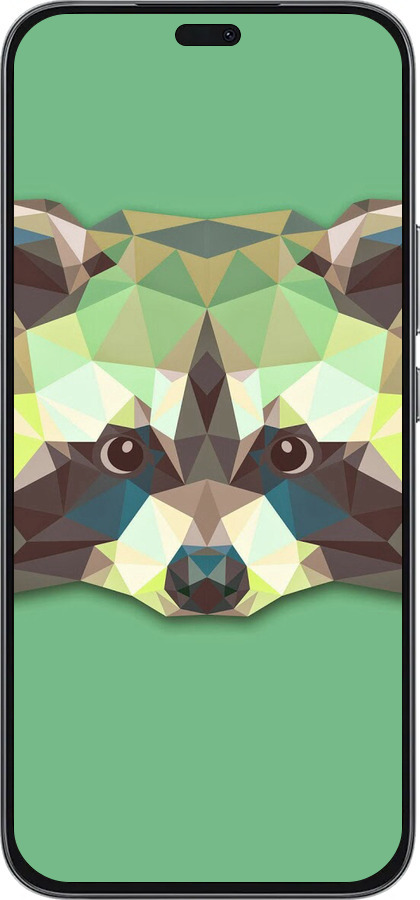 Силиконовый чехол Енот для Huawei Honor 400 Lite 5G - 1217u-3993 изображение 