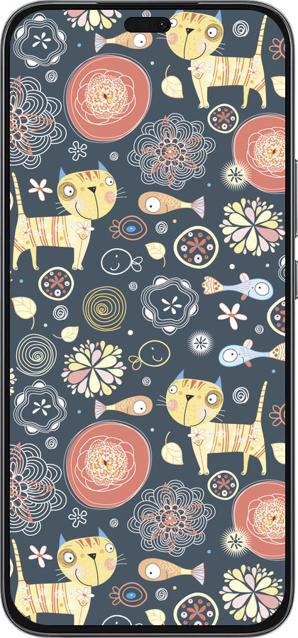 Силиконовый чехол Котята v4 для Huawei Honor 400 Lite 5G - 1224u-3993 изображение 