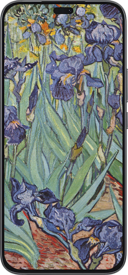 Силиконовый чехол Винсент Ван Гог. Ирисы для Huawei Honor 400 Lite 5G - 161u-3993 изображение 