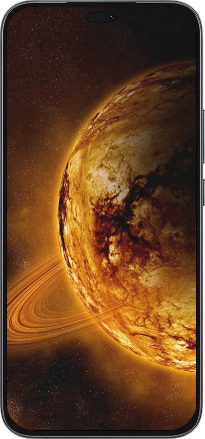 Силиконовый чехол Жёлтый Сатурн для Huawei Honor 400 Lite 5G - 170u-3993 изображение 