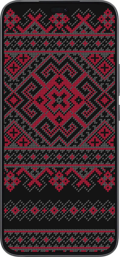 Силіконовий чехол Вишиванка 52 для Huawei Honor 400 Lite 5G - 1763u-3993 изображение 