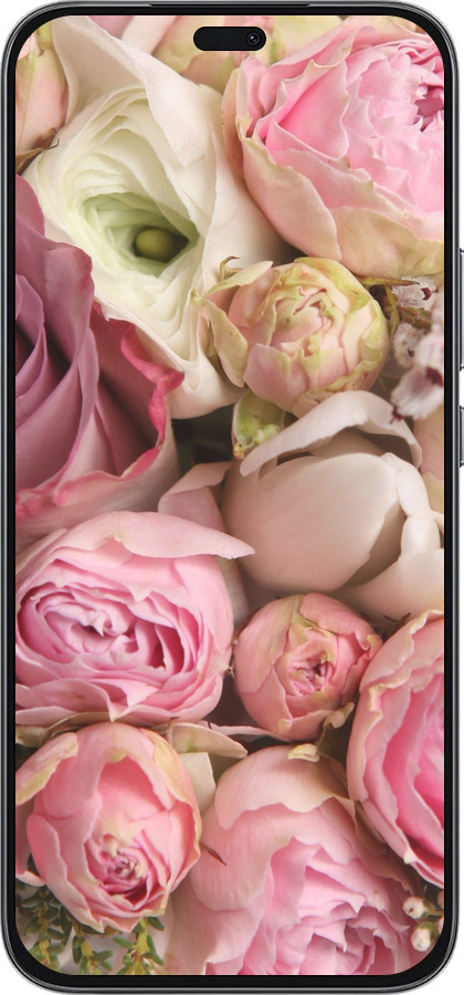 Силиконовый чехол Розы v2 для Huawei Honor 400 Lite 5G - 2320u-3993 изображение 