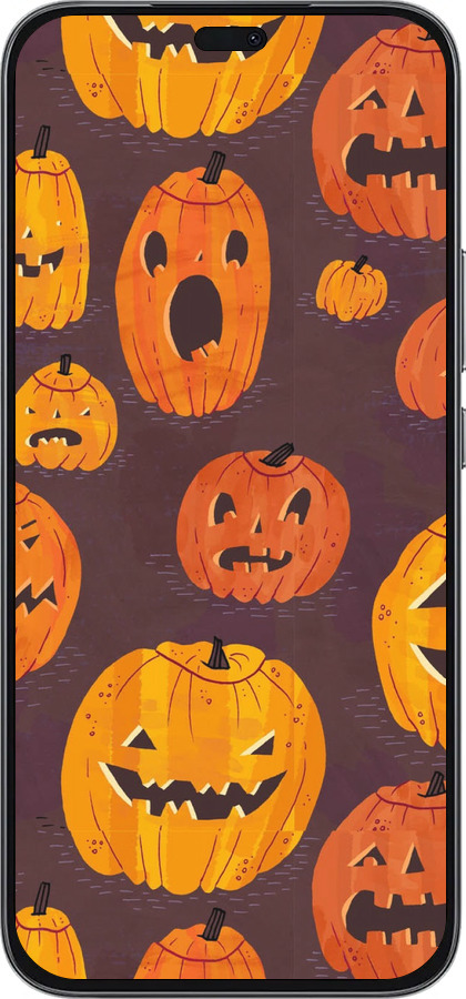 Силиконовый чехол Тыквы на Хеллоуин для Huawei Honor 400 Lite 5G - 233u-3993 изображение 